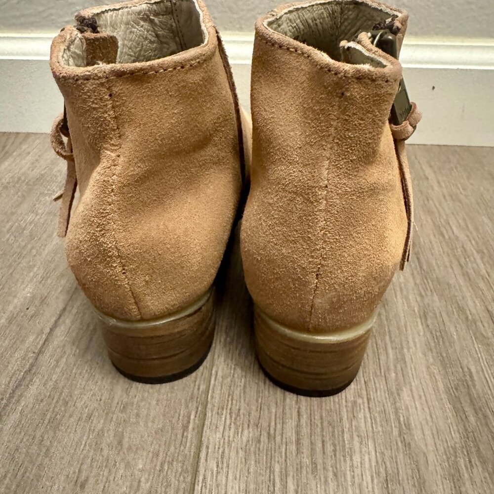 NWOB! FREEBIRD by Steven ONYX Suede Ankle Booties - Blush/Tan - Size 7 - Picture 9 of 11